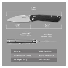 Ніж Ganzo G771-BK