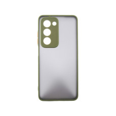Чохол до мобільного телефона Dengos Oppo A5 4G Case Matte + 2 Glass (Olive Green) (DG-CTG2P-20)