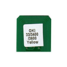 Чип для картриджа OKI C3300/3400/3600 (2.5K) Yellow BASF (WWMID-71090)