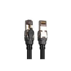 Патч-корд 1м, S/FTP, cat 8.1, AWG 24/7, LSZH, black Digitus (DK-1843-010)