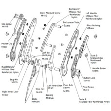 Ніж Hightron Spectron, M390, GFN, зелений, чорний клинок (HK04GRN)