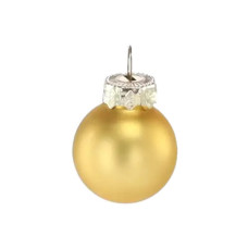 Ялинкова іграшка Chomik скляні кульки 24 шт, 2,5 см, золотисті (5900779882126_1)