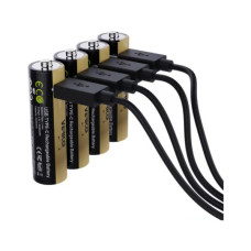 Акумулятор Verico AA USB Type-C 2220mAh/3330mWh-1.5V Li-ion 4шт./уп. (Loop Energy PRO) (1UDBT-A6WEAC-NN)