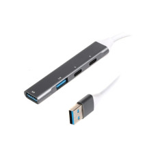 Концентратор Maxxter USB 3.0 to 1xUSB 3.0 + 1xUSB 2.0 + 2xUSB-C (HU3A-4P-03)