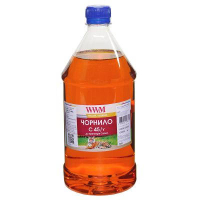 Чорнило WWM CANON CL441/446/CLI-451 1000г Yellow (C45/Y-4)