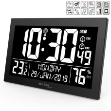 Настінний годинник Technoline WS8017 Black (DAS301334)