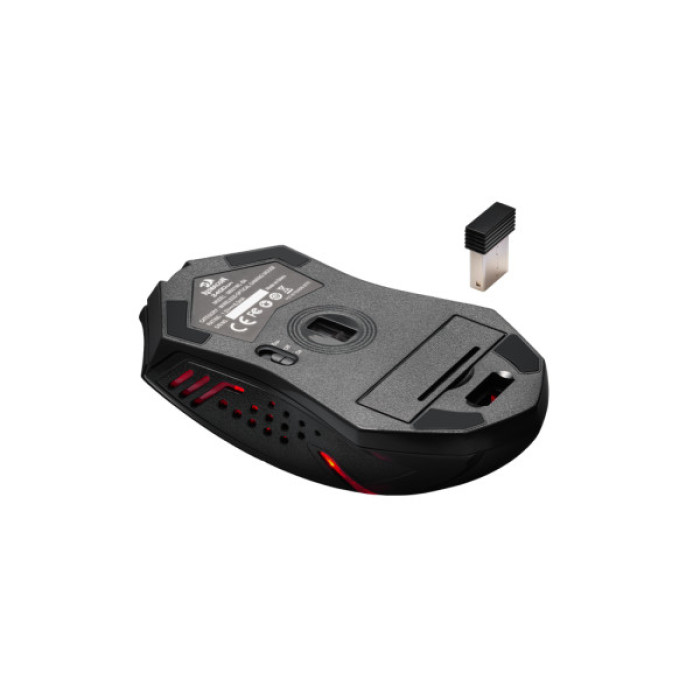 Мишка Defender M601WL-BA Wireless + mouse pad Black/Red (78227)