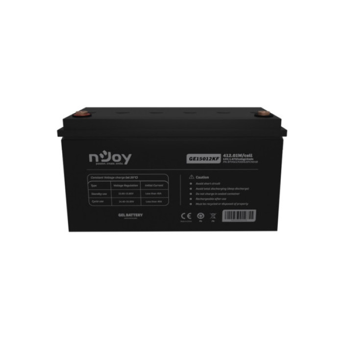 Батарея до ДБЖ nJoy 12V 150Ah (BTVGCLTODHLKFCN01B) GEL (GE15012KF)