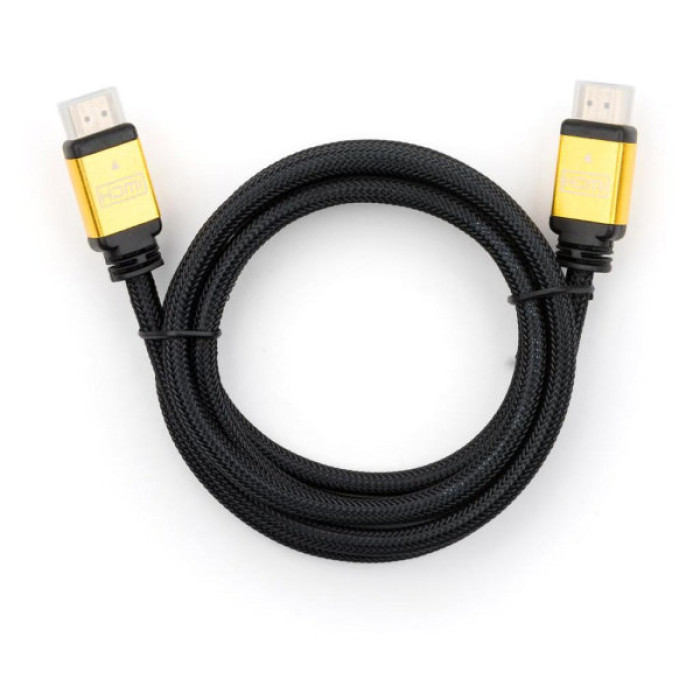 Кабель мультимедійний HDMI M to HDMI M 1.5m V2.0 Vinga (VCPDCHDMI2VMM1.5BK)