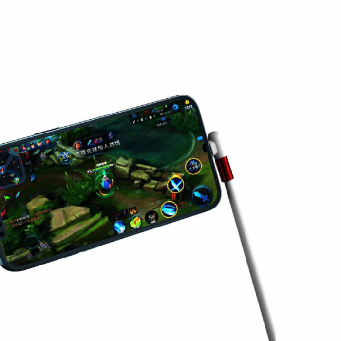 Дата кабель USB 2.0 AM to Lightning 1.0m 2.4A 90° corner white XO (NB152-L-1-WH)