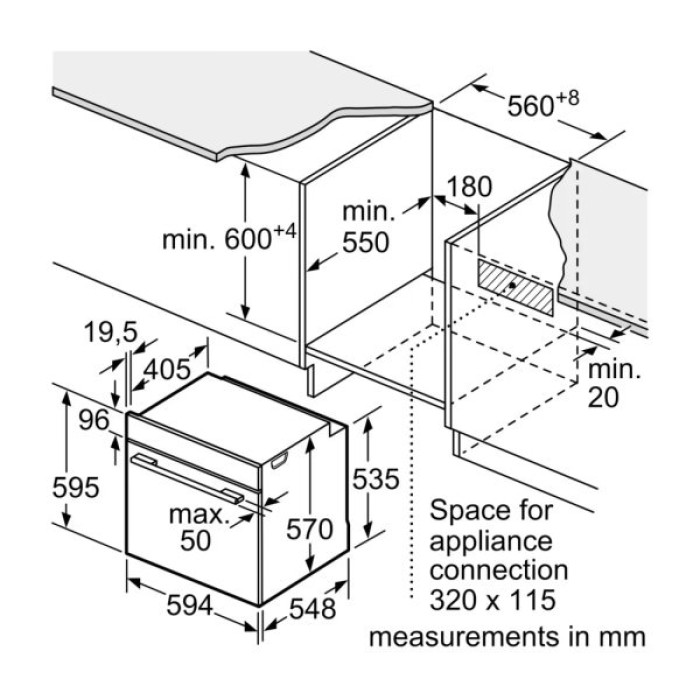 Духова шафа Bosch HJG852YB0T