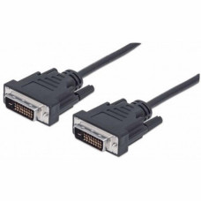 Кабель мультимедійний DVI M to DVI M 1.8m 24+1pin black REAL-EL (EL123500038)