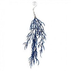 Декоративна гілка Novogod`ko Діамант 21 см Синя (974887)