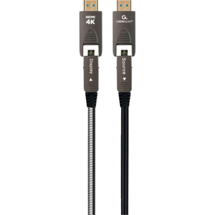 Кабель мультимедійний HDMI M to HDMI M 20.0m V2.0 4K60Hz A/D to A/D AOC Cablexpert (CCAP-HDMIDD-AOC-20M)