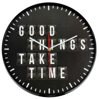 Настінний годинник Technoline 775485 Good Things Take Time (DAS301212)