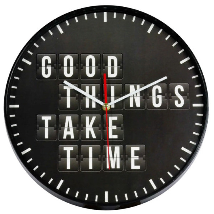 Настінний годинник Technoline 775485 Good Things Take Time (DAS301212)