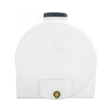 Ємність для води Пласт Бак горизонтальна харчова 100 л біла (1672)