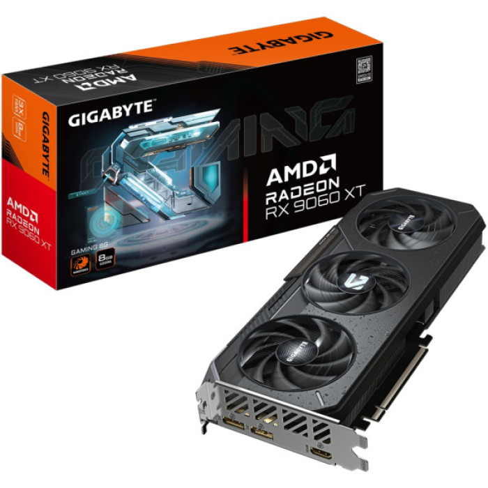 Відеокарта GIGABYTE Radeon RX 9060 XT 8Gb GAMING (GV-R9060XTGAMING-8GD)