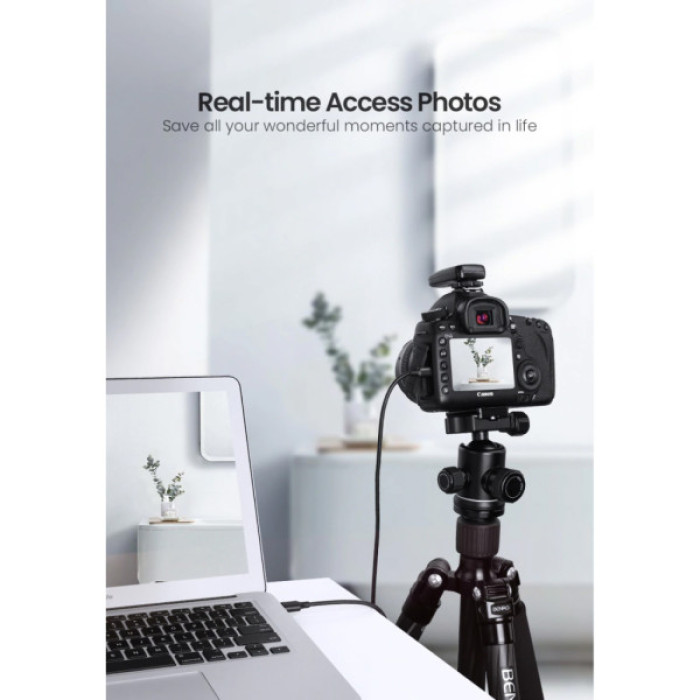 Дата кабель USB 2.0 AM to Mini 5P 0.5m black Ugreen (10354)