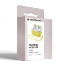Чохол для навушників Armorstandart Silicone Case для Apple Airpods Pro 3 Yellow (ARM88303)