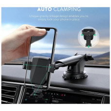 Універсальний автотримач Ugreen LP200 Gravity Phone Holder with Suction Cup Black (60990B)