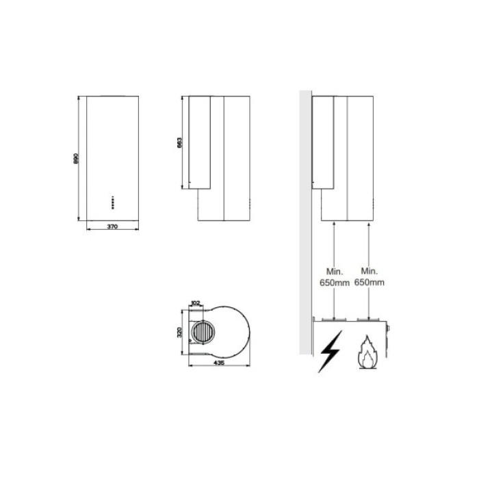 Витяжка кухонна Faber Eclipse Ev8 Led X A37 (335.0538.983)