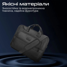 Сумка для ноутбука Promate 15.6" Paramount-MB Black (paramount-mb)