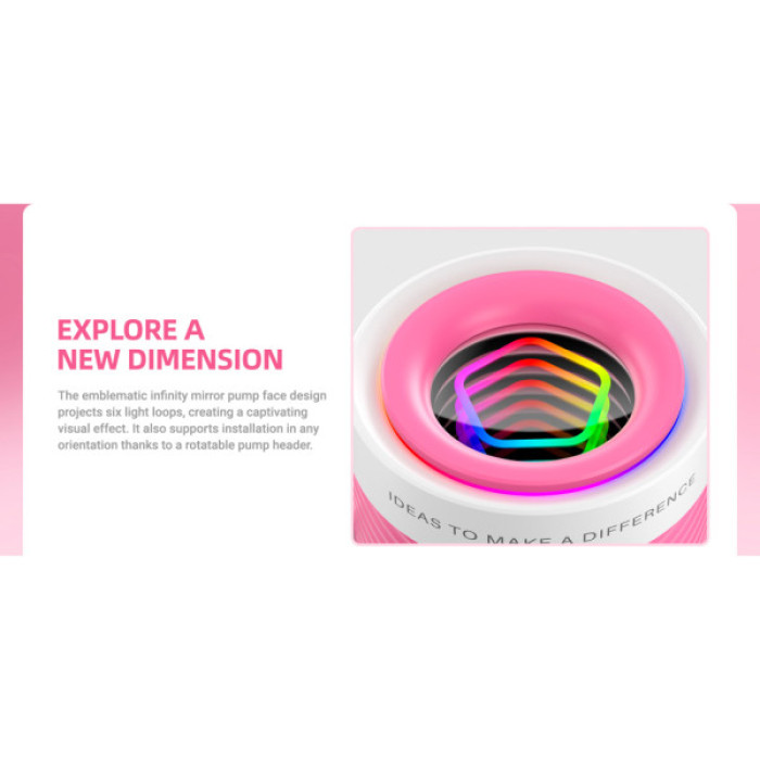 Система рідинного охолодження ID-Cooling FX240 INF Pink (FX240 INF PINK)