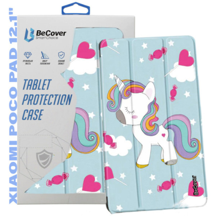 Чохол до планшета BeCover Smart Case Xiaomi Poco Pad / Poco Pad M1 (12.1") Unicorn (711576)
