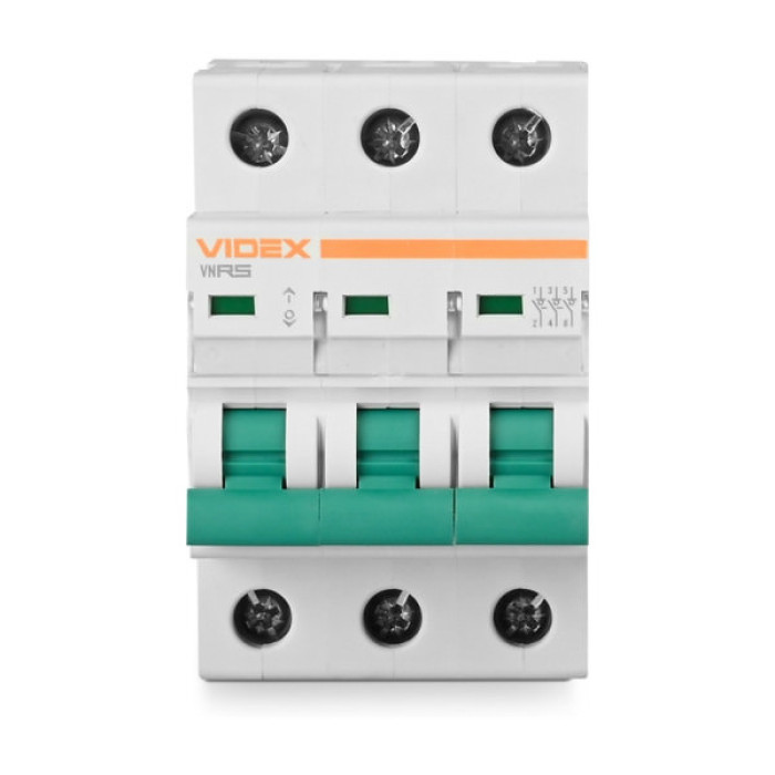 Вимикач навантаження Videx 3п 63А VF-RS-VN363 RESIST