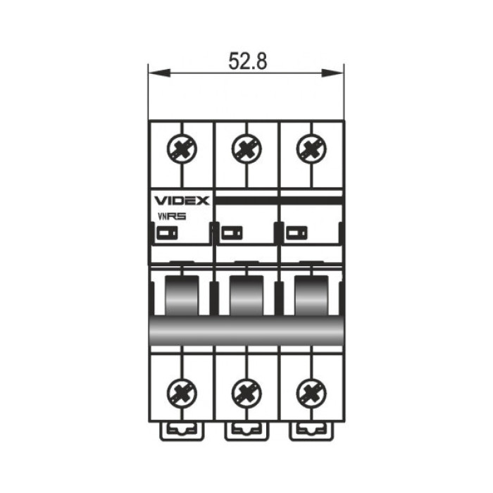 Вимикач навантаження Videx 3п 63А VF-RS-VN363 RESIST