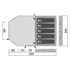 Намет Easy Camp Hamra 5 (120495) (931571)