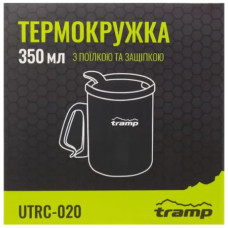 Чашка туристична Tramp з поїлкою і защіпкою 350 мл Olive (UTRC-020-olive)