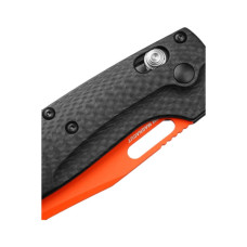 Ніж Benchmade Taggedout Orange Carbon Fiber (15535OR-01)