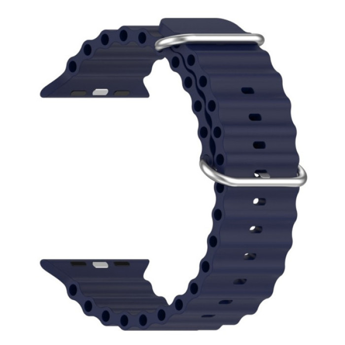 Ремінець до смарт-годинника Armorstandart Ocean Band для Apple Watch 49/46/45/44/42 (Series 1-3) Deep Blue (ARM74245)