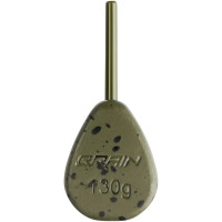 Грузило Brain In-Line Flat Lead 130g 2шт/уп Green (1858.32.09)