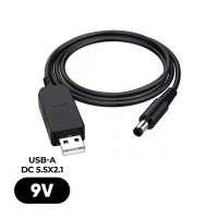 Кабель живлення USB to DC 5.5x2.1mm 9V 0.8m Armorstandart (ARM65662)
