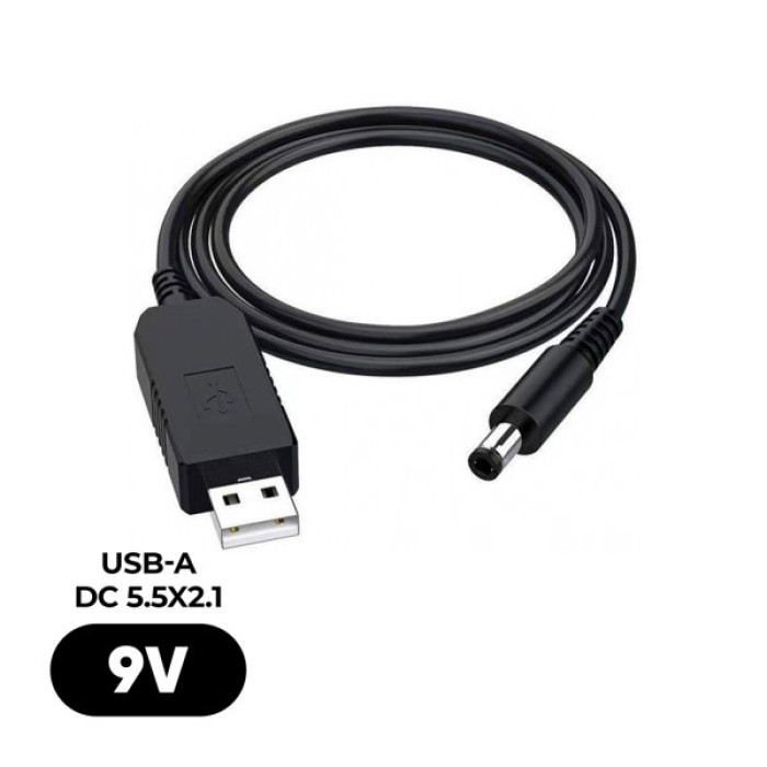 Кабель живлення USB to DC 5.5x2.1mm 9V 0.8m Armorstandart (ARM65662)