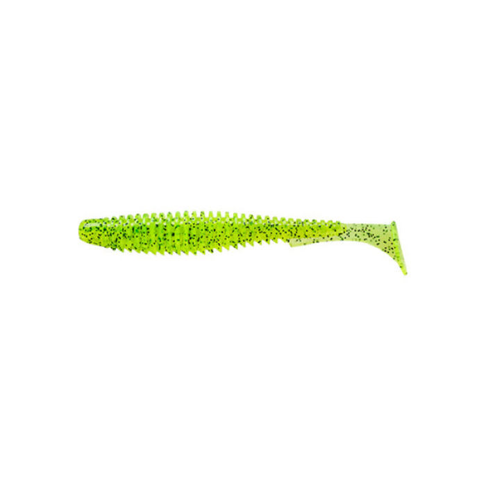Силікон рибальський FishUP U-Shad 2" 055 - Chartreuse/Black (10шт/уп) (1862.02.86)