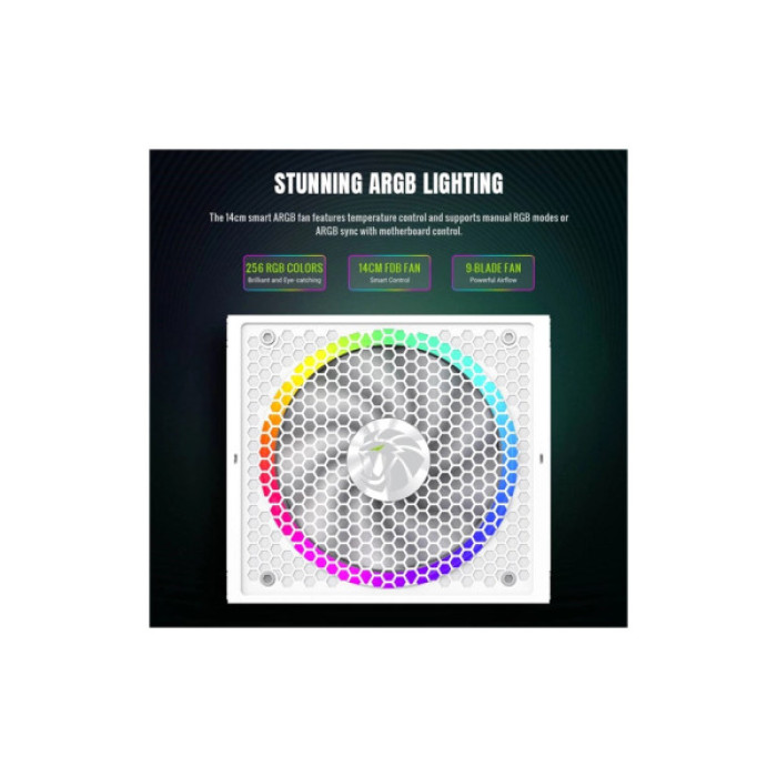 Блок живлення Gamemax 750W (RGB 750G WH)