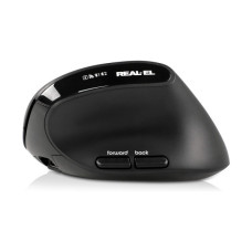 Мишка REAL-EL RM-490W Wireless/Bluetooth Black (EL123200058)