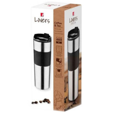Термокружка Bergner Coffee & tea lovers 460 мл Black (BG-37789-BK)