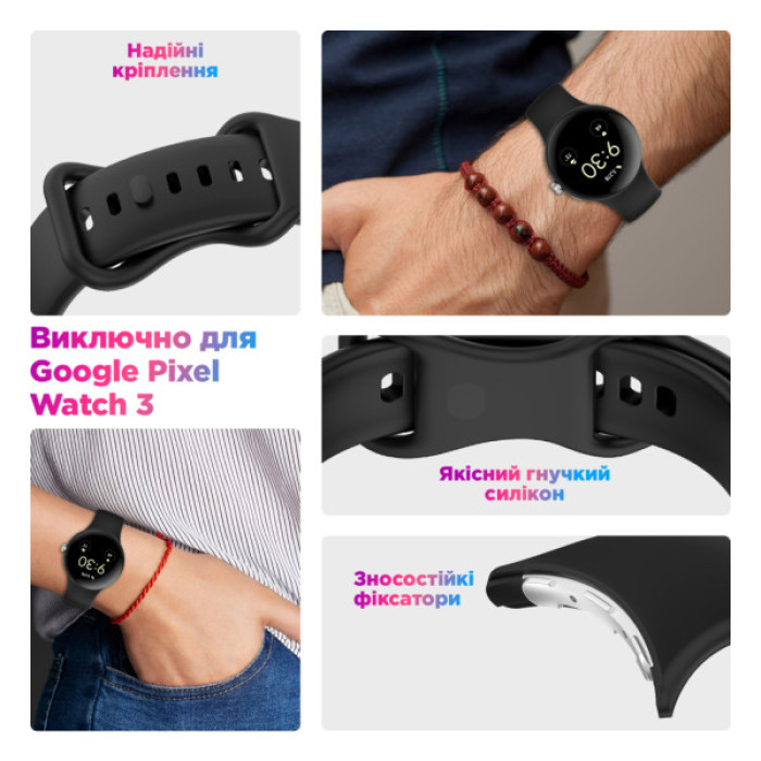 Ремінець до смарт-годинника Armorstandart Google Pixel Watch 3 45 mm Field Green (ARM84020)