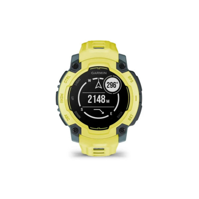 Смарт-годинник Garmin Instinct E, 45 mm, ElectricLimeBezel w/ ElectricLimeBand, GPS смарт-годинник (010-02933-01)