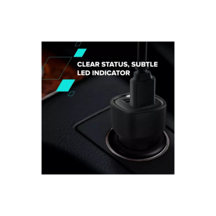 Зарядний пристрій Canyon 2xUSB 24W black (CNE-CCABR2AA)