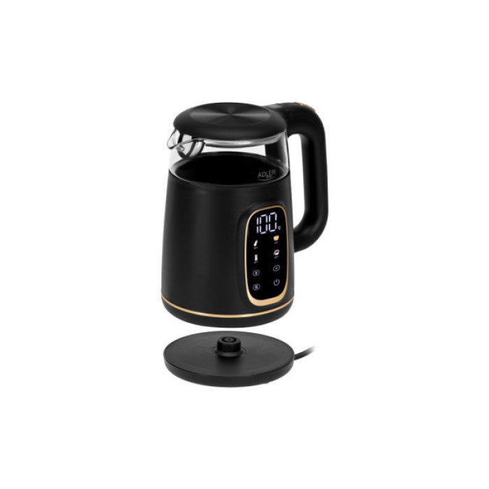 Електрочайник Adler AD 1305 black gold