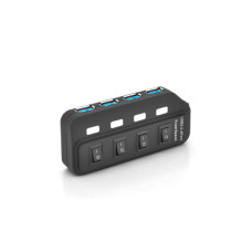 Концентратор Voltronic USB 3.0 to 4xUSB 0.6m with switches (YT-3H4S/2TB)