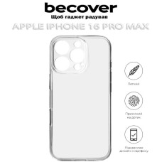 Чохол до мобільного телефона BeCover Apple iPhone 16 Pro Max Transparancy (712281)