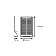 Прожектор Osram на сонячній батареї DOORLED SOLAR 3w (320Lm) 4000K датчик ру (4058075267862)