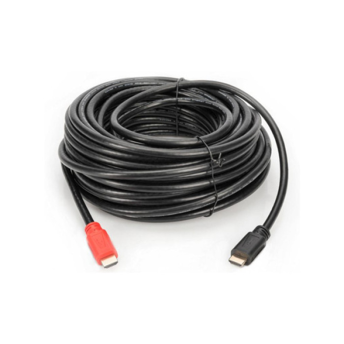Кабель мультимедійний HDMI M to HDMI M 10.0m 4K Amplifier Digitus (AK-330118-100-S)
